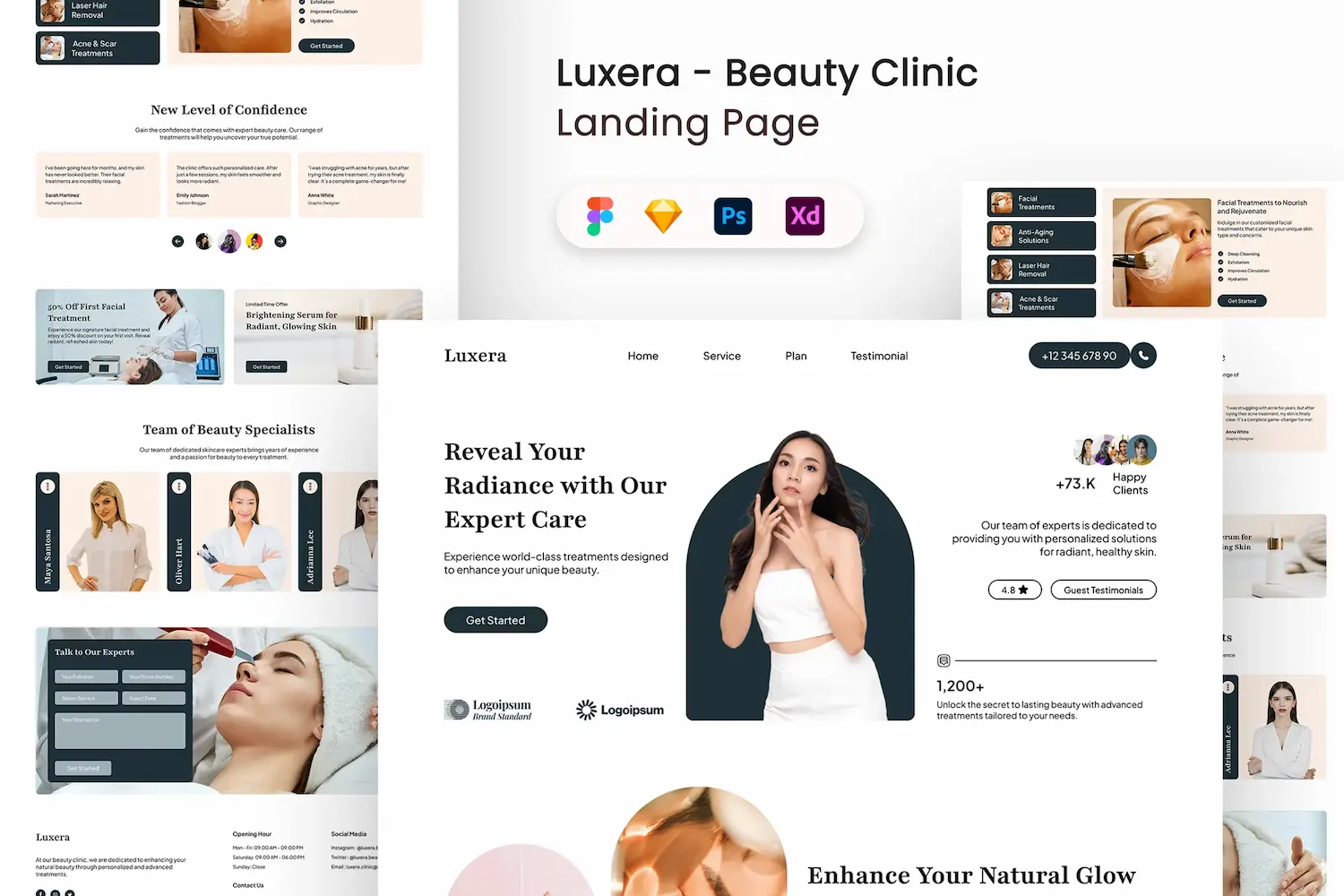 طراحی سایت کلینیک زیبایی