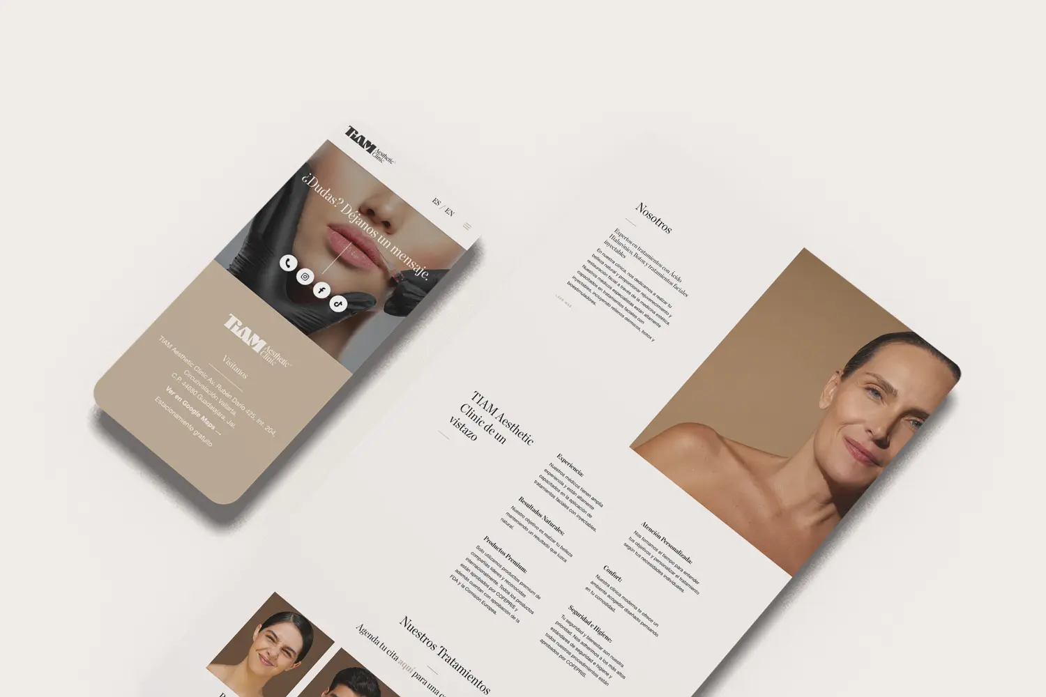 طراحی سایت کلینیک زیبایی 