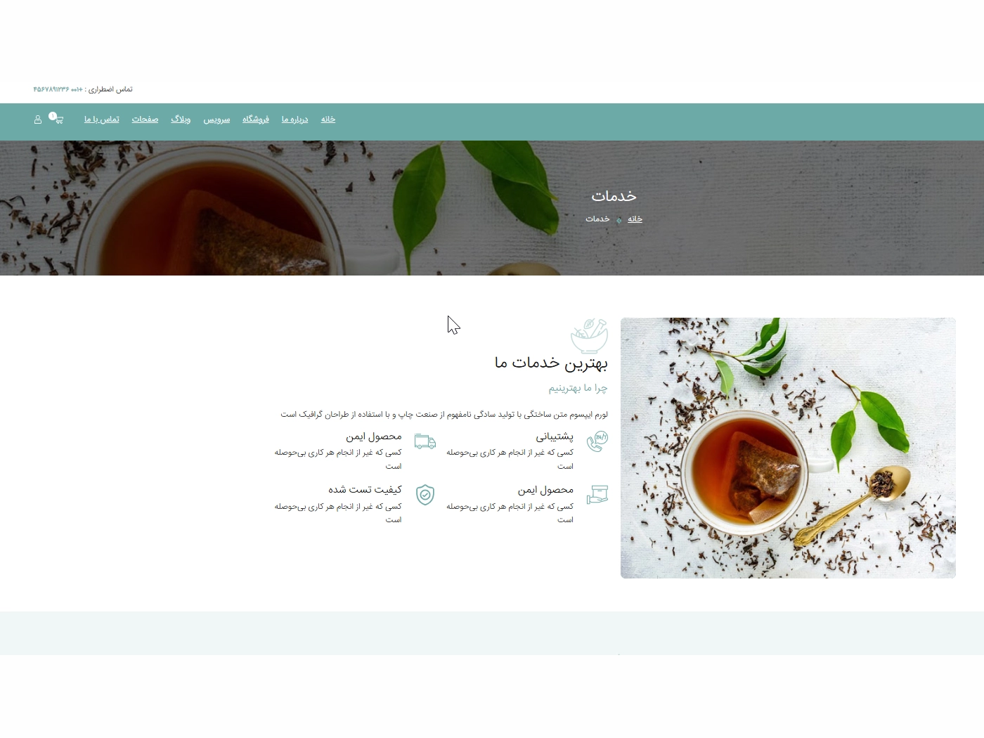 سایت آماده عطاری به همراه هاست لینوکس و دامنه ir
