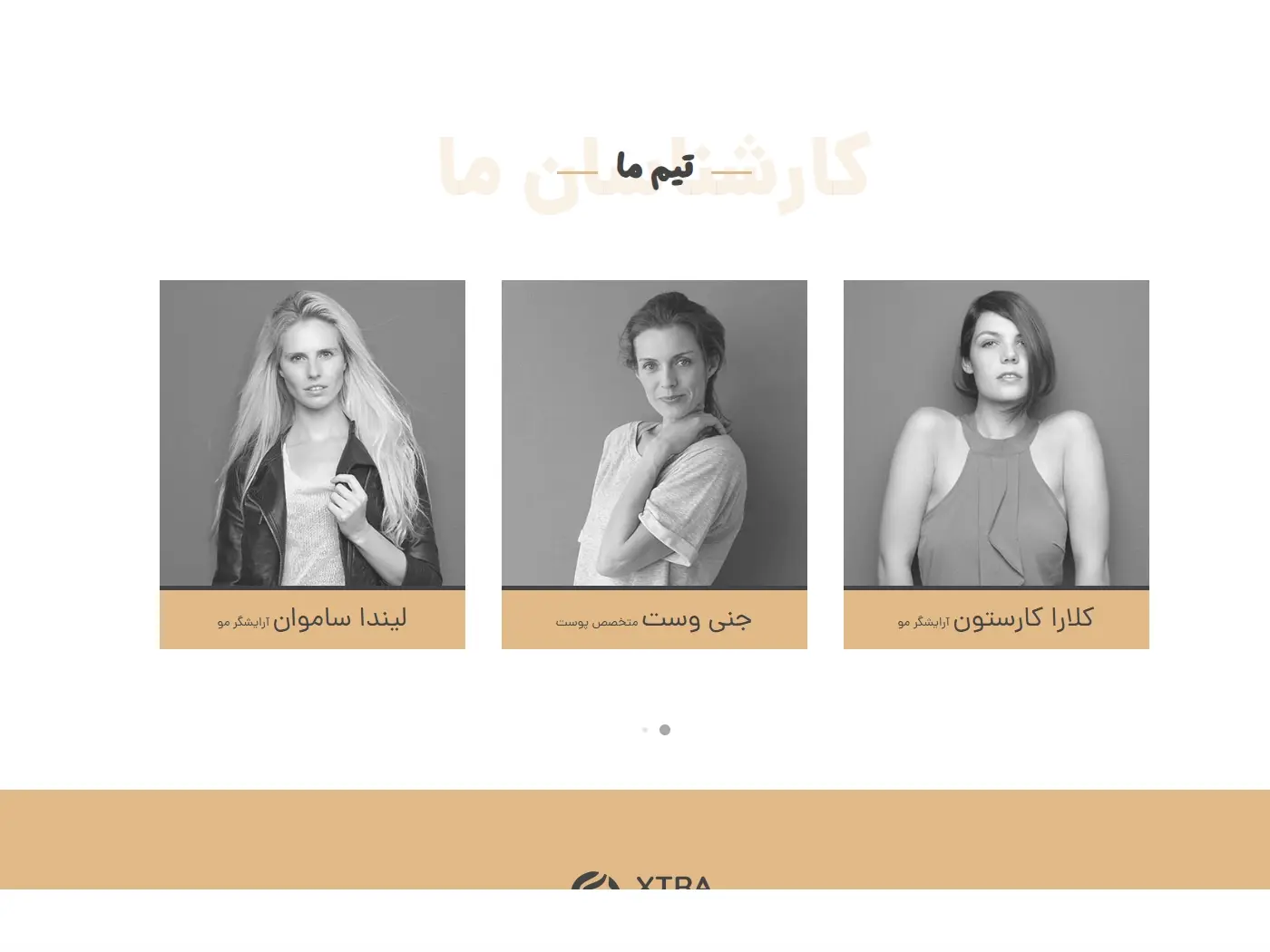 سایت آماده آرایشگاه و سالن زیبایی